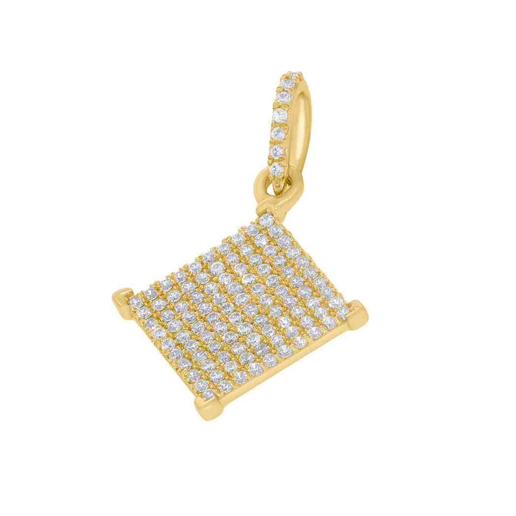 Cluster Circle Charm Pendant ER23008APD